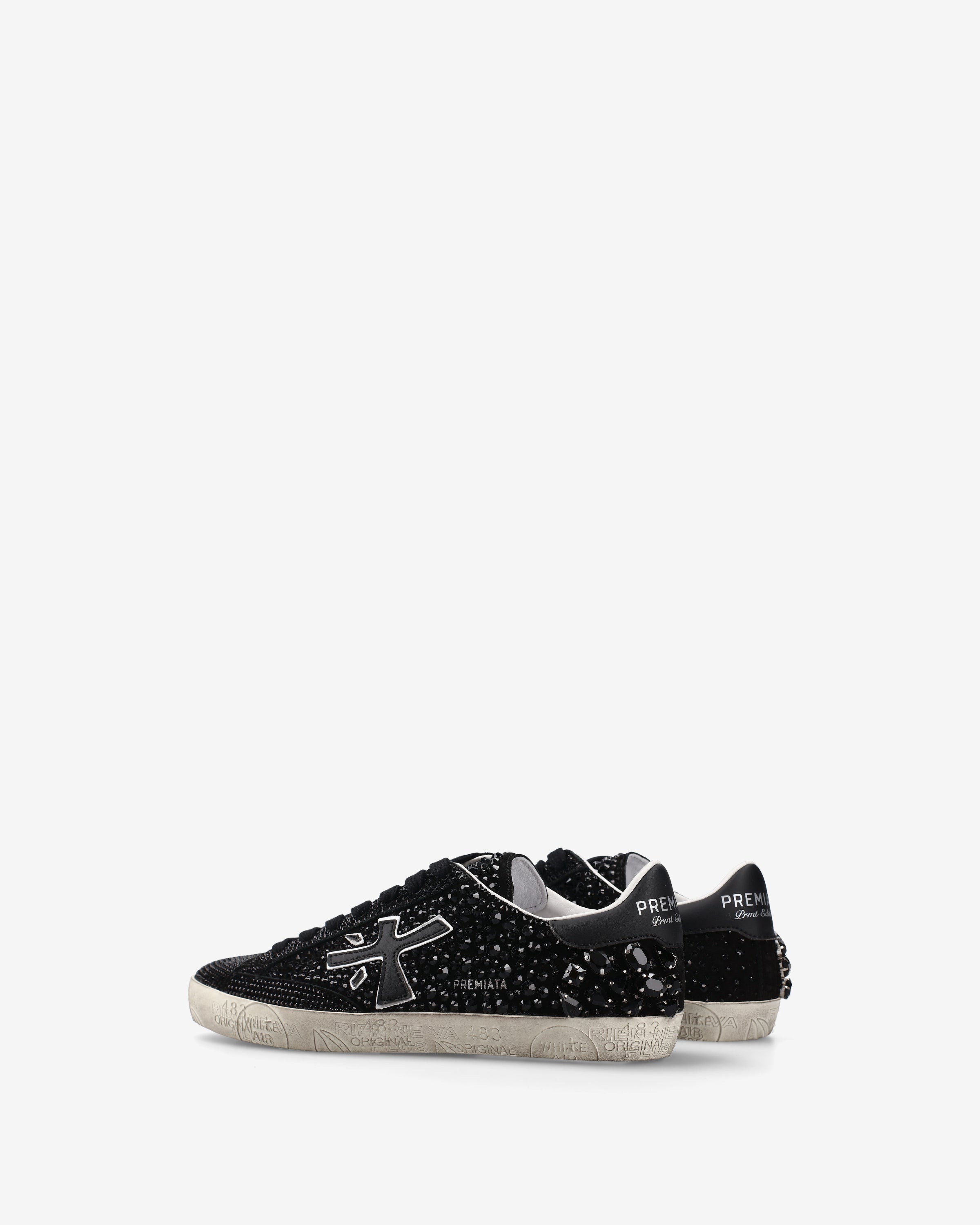 Premiata Stevend 7847 sneakers noir cristaux femme