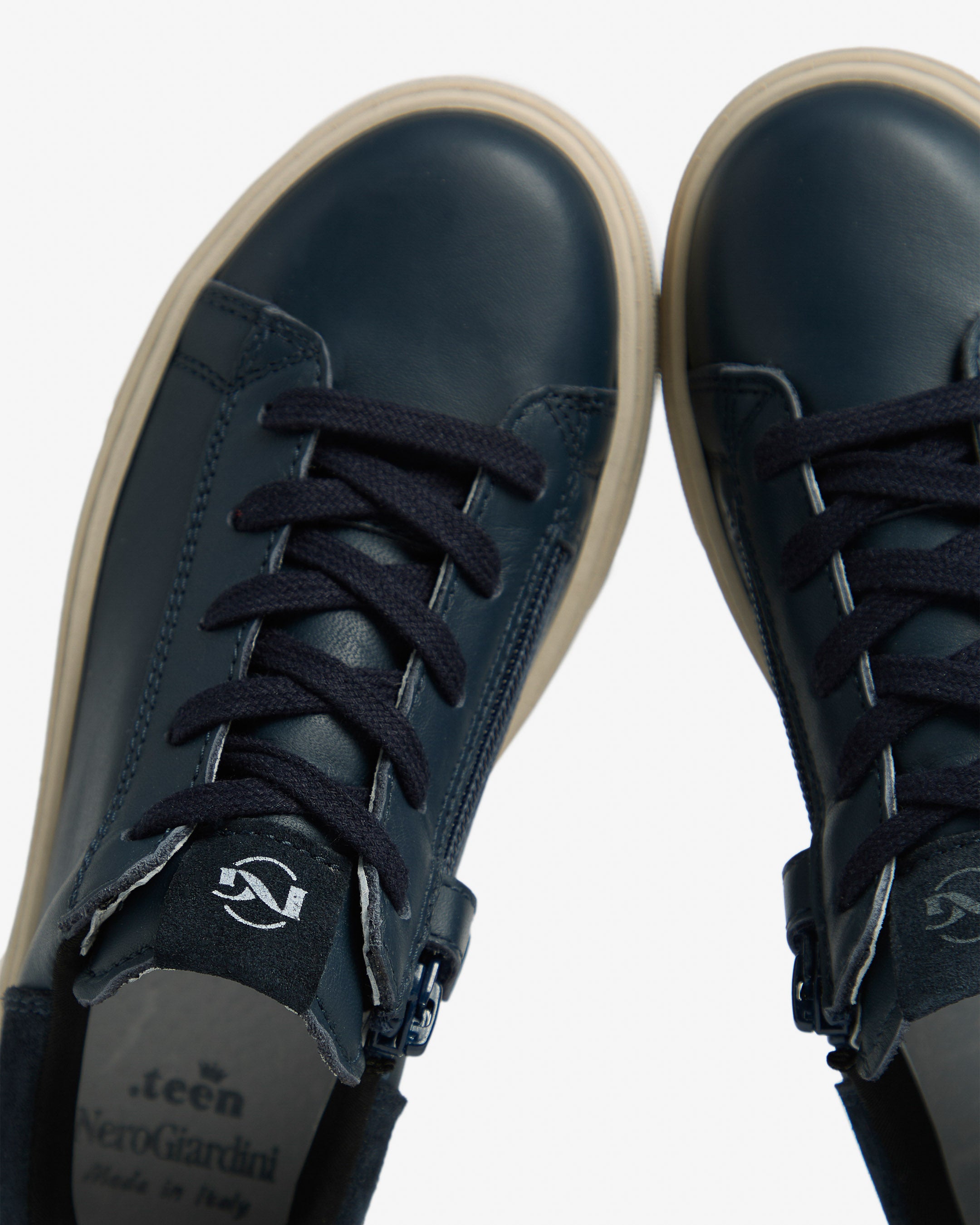 Nero Giardini Sneakers baskets cuir garçon hiver