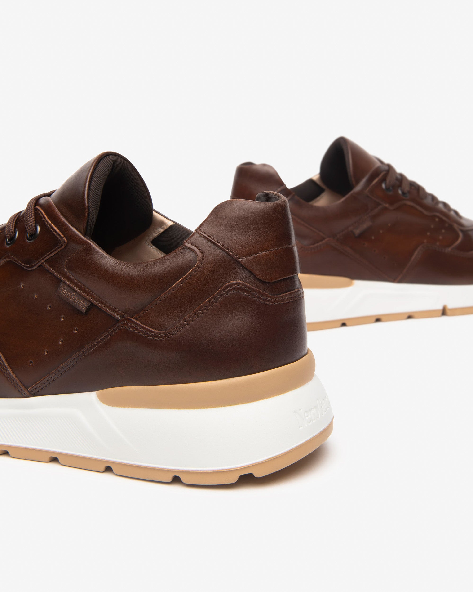 Nero Giardini Sneakers Baskets Cuir Homme Confort