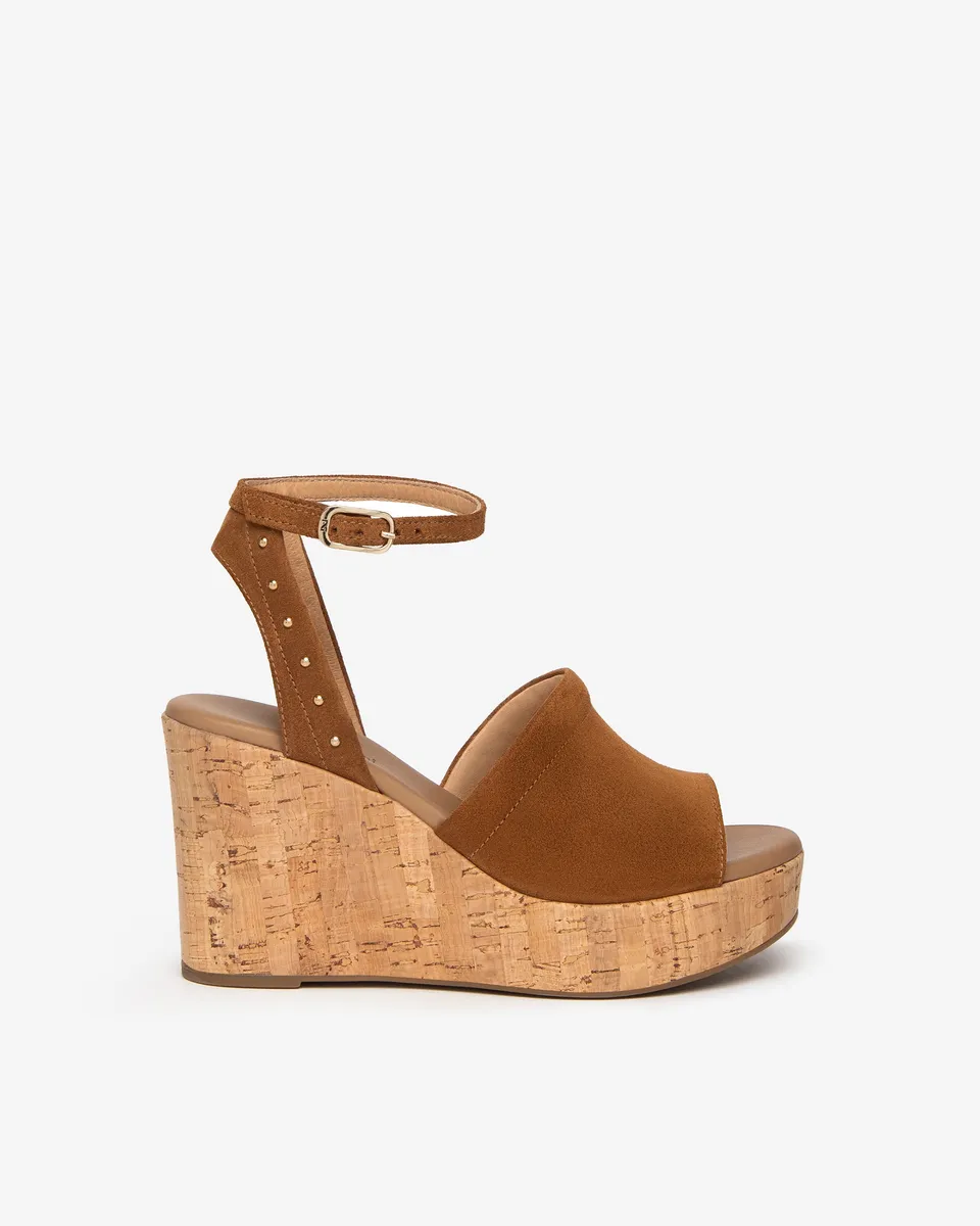 Nero Giardini Sandals sandales daim femme cloutées