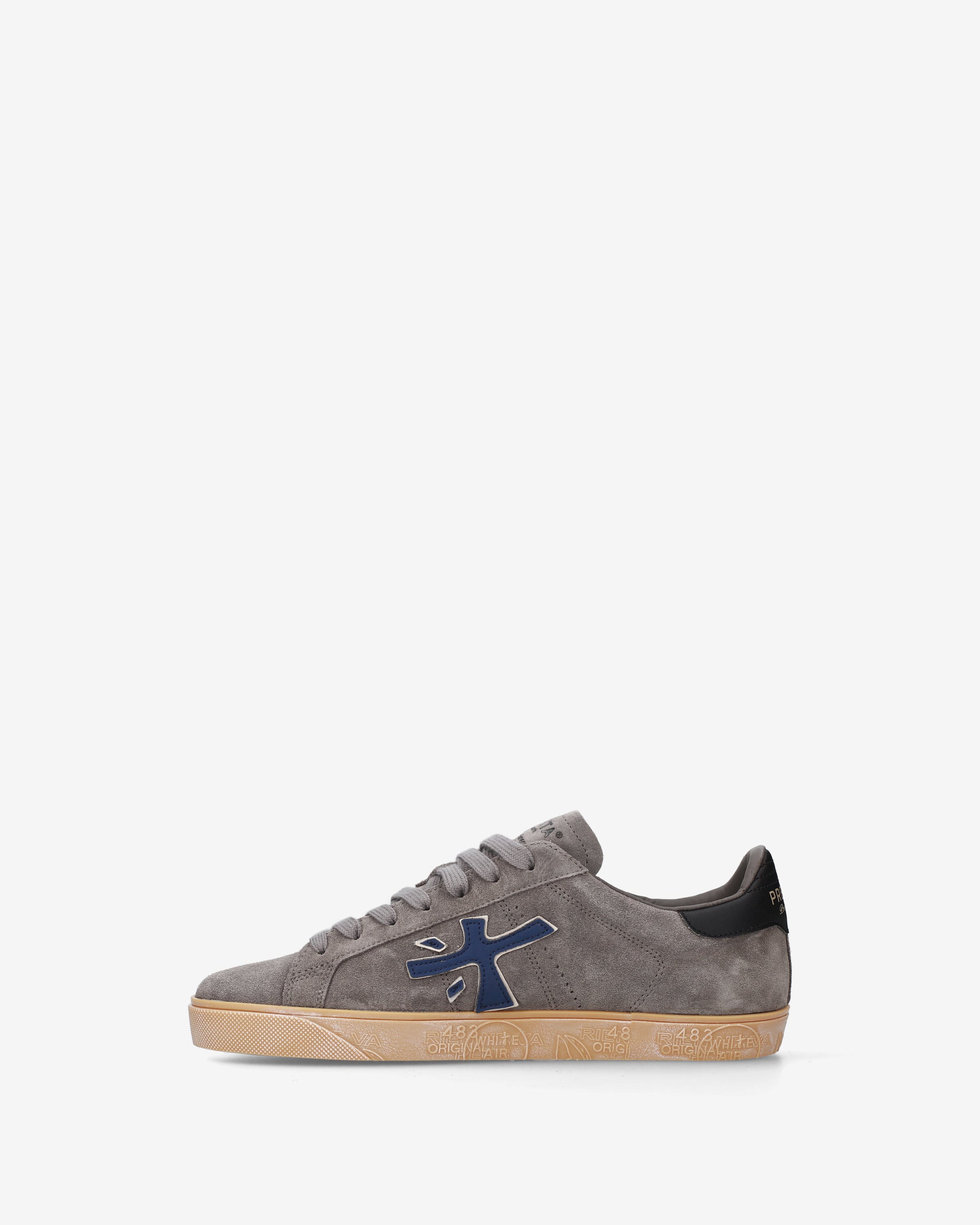 Premiata Steven 8475 sneakers grises daim cuir