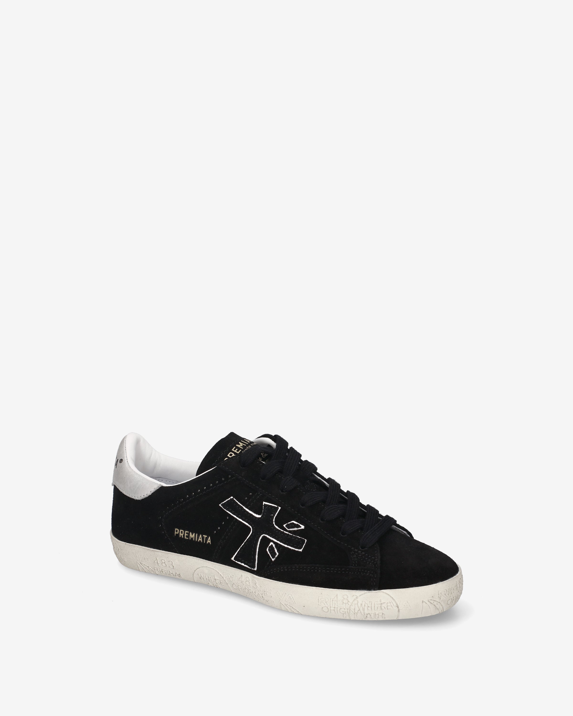 Premiata Stevend 8487 Sneakers Femme Daim Noir