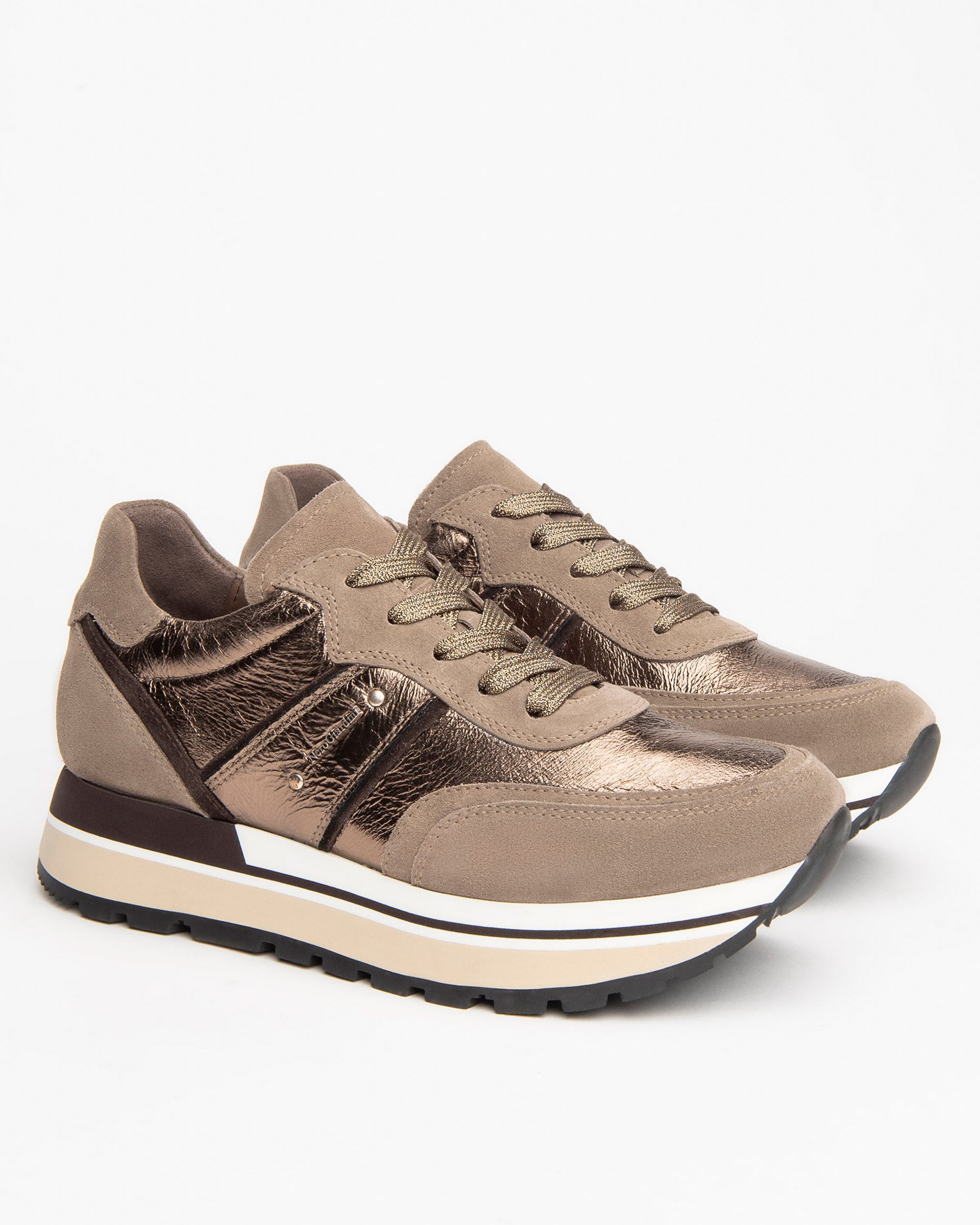Nero Giardini Sneakers Baskets Cuir Femme Pointure 38