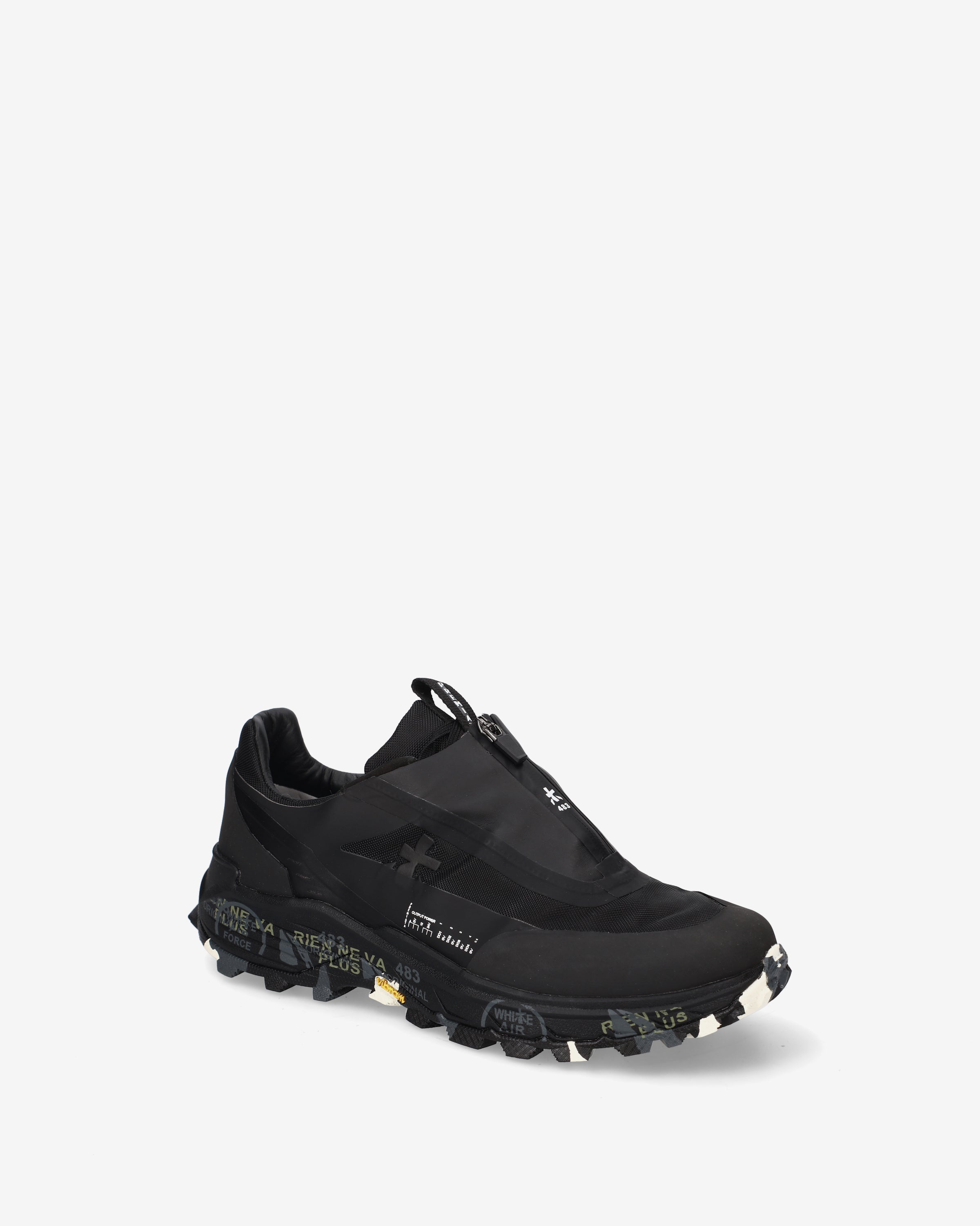 Premiata Sciliar 498 sneakers noires zip Vibram