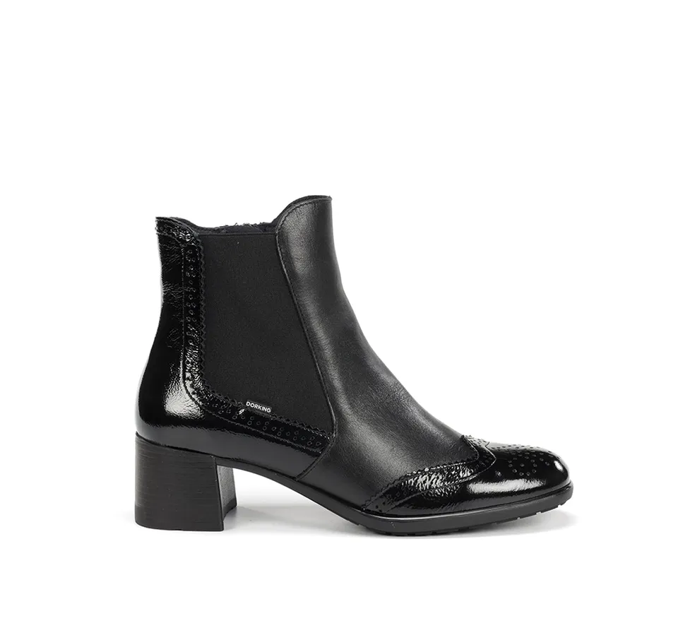 Dorking Ikia D9368 bottines femme noir