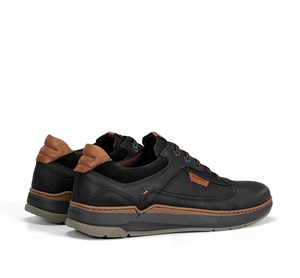 Fluchos Jeff F2277 derbies noir cuir homme