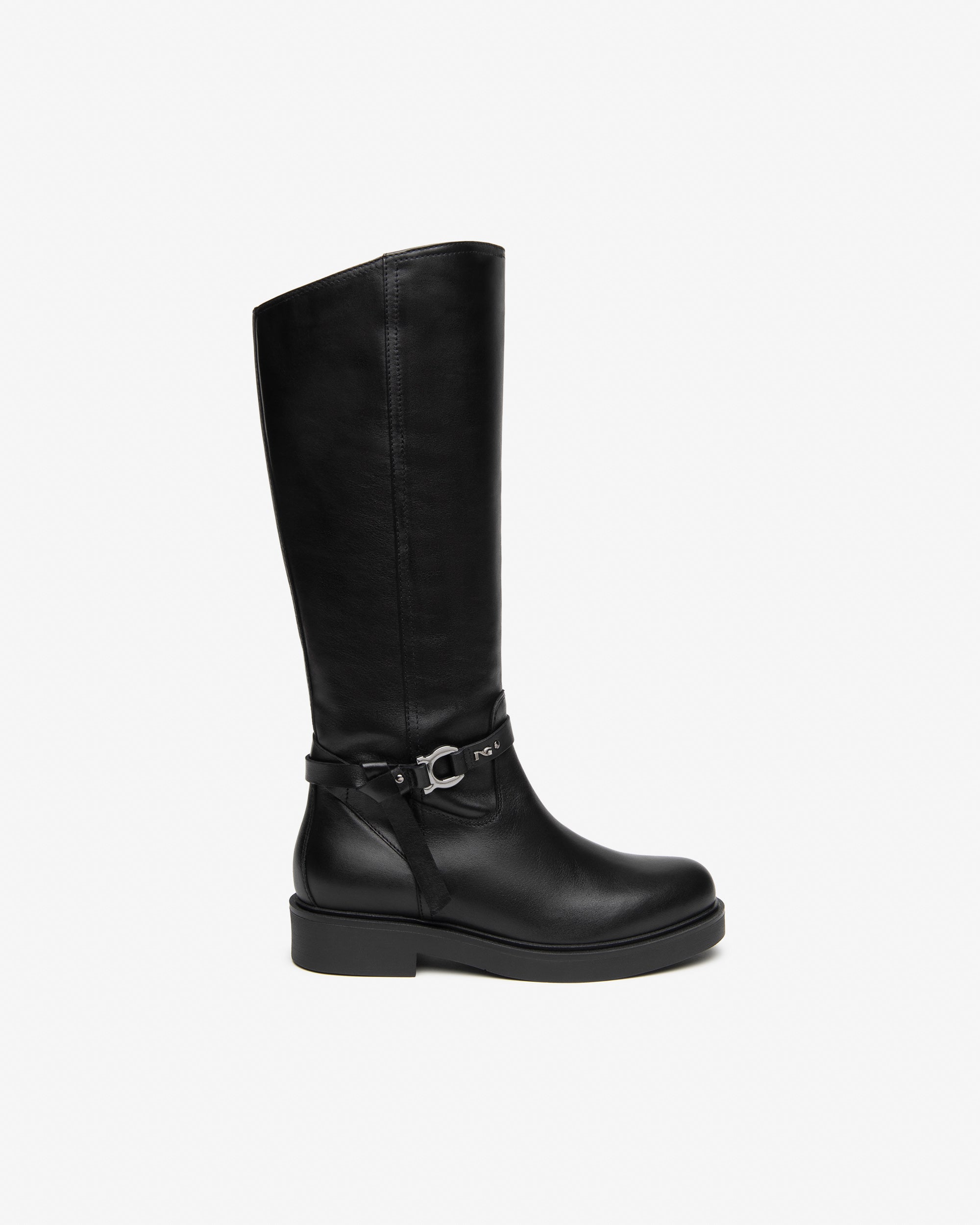 Nero Giardini Boots Bottes Femme Cuir Talon 38