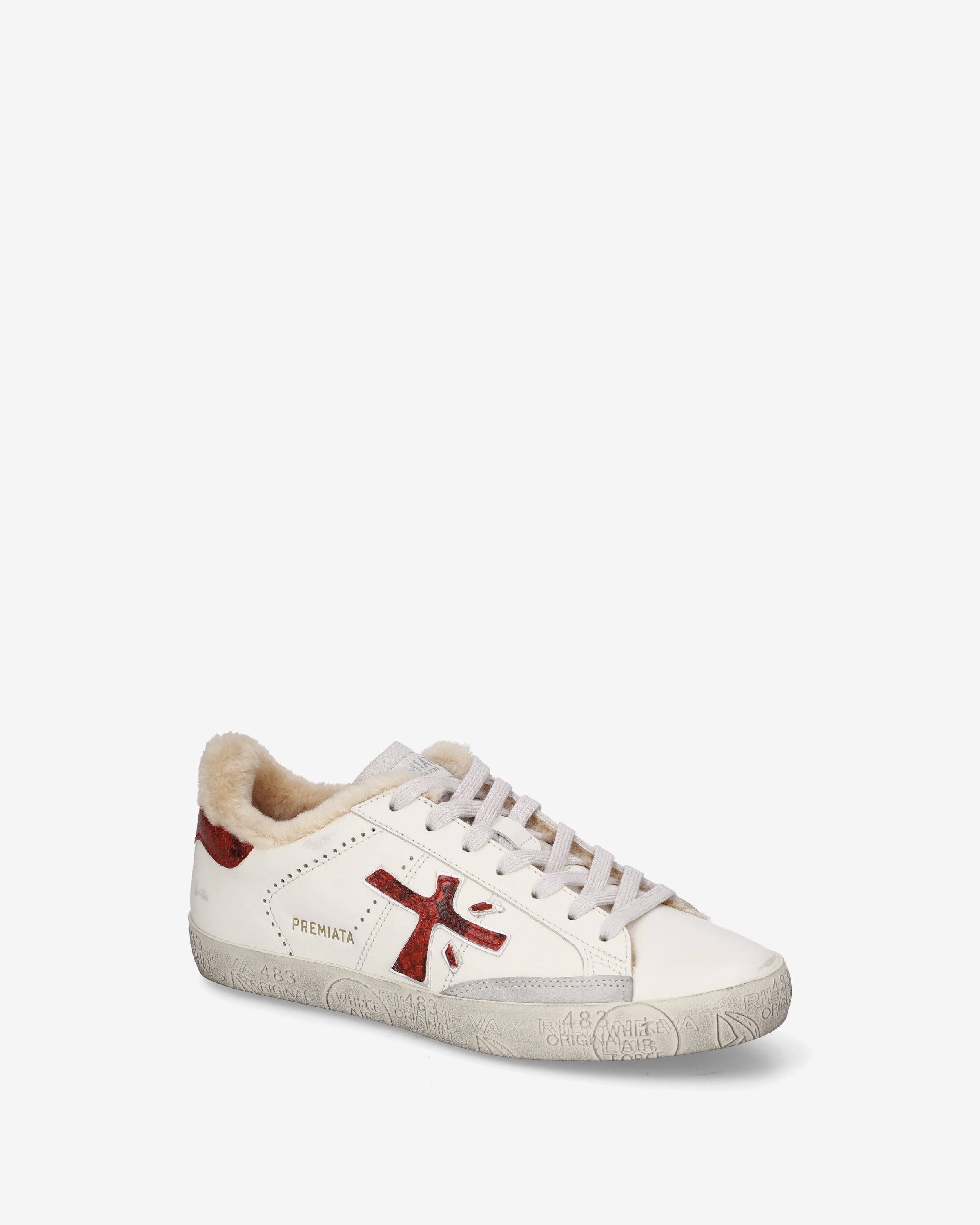 Premiata Stevend 8481M sneakers cuir blanc hiver