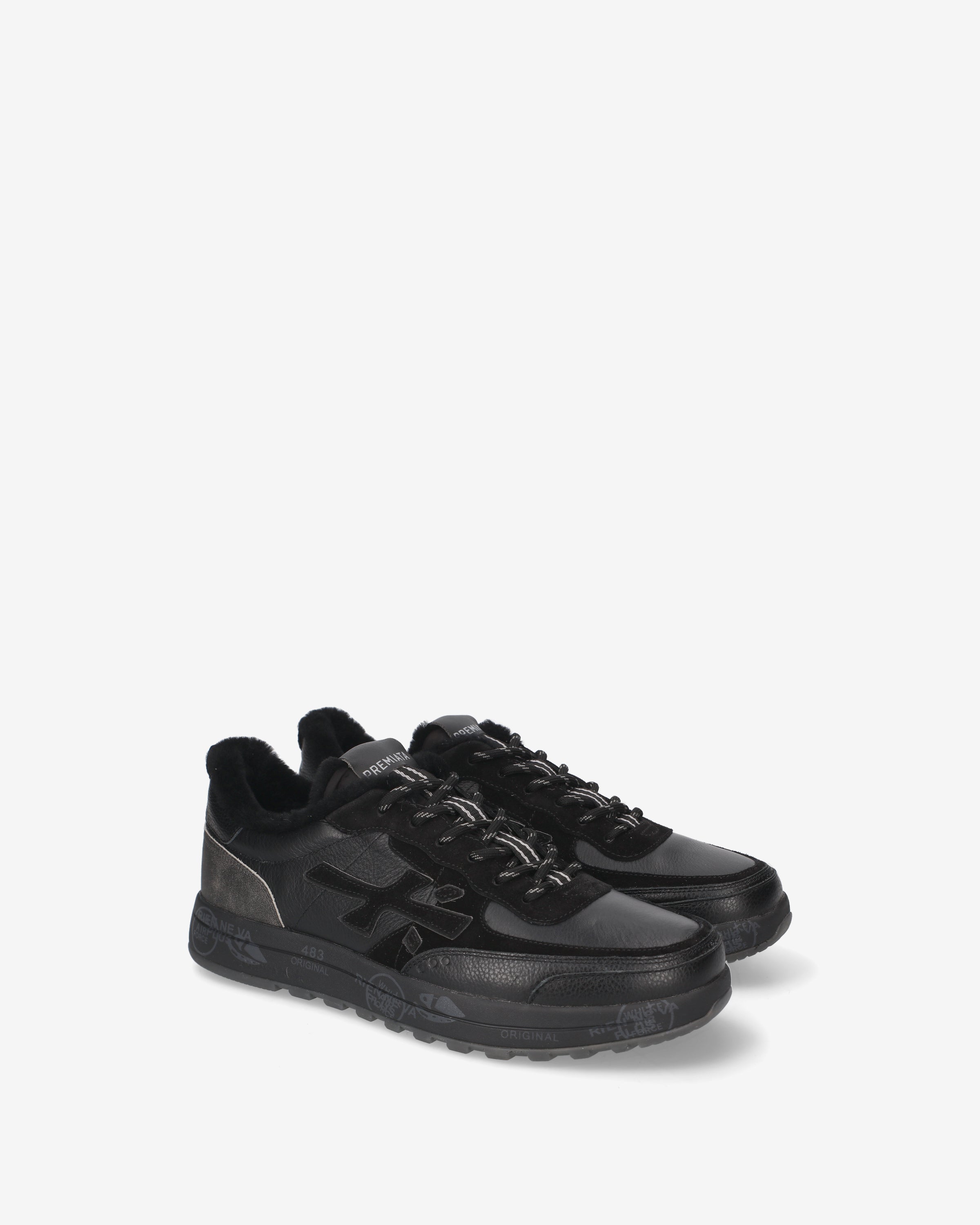 Premiata Nous 8465m sneakers cuir noir homme