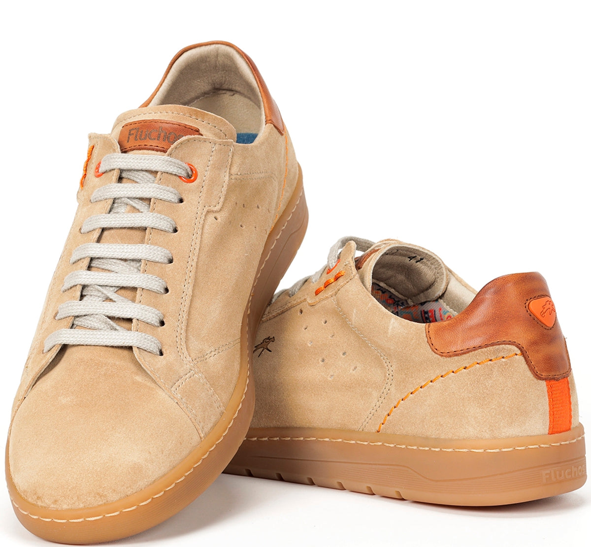 Fluchos Leo F1727 baskets homme taupe confort