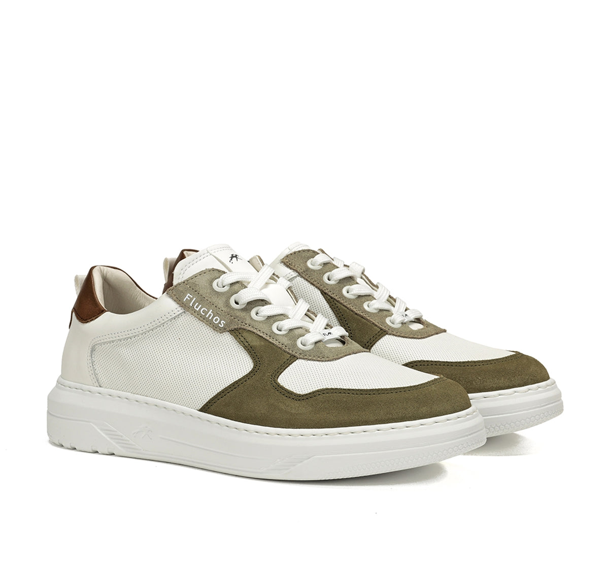 Fluchos Deportivos Boston F1970 baskets homme vertes