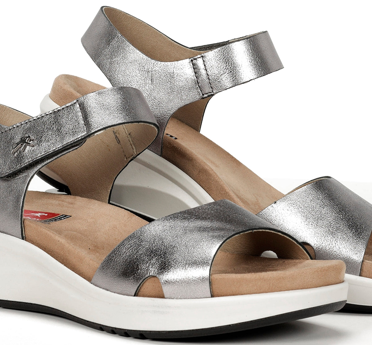Fluchos Yagon F1475 sandales argent femme cuir