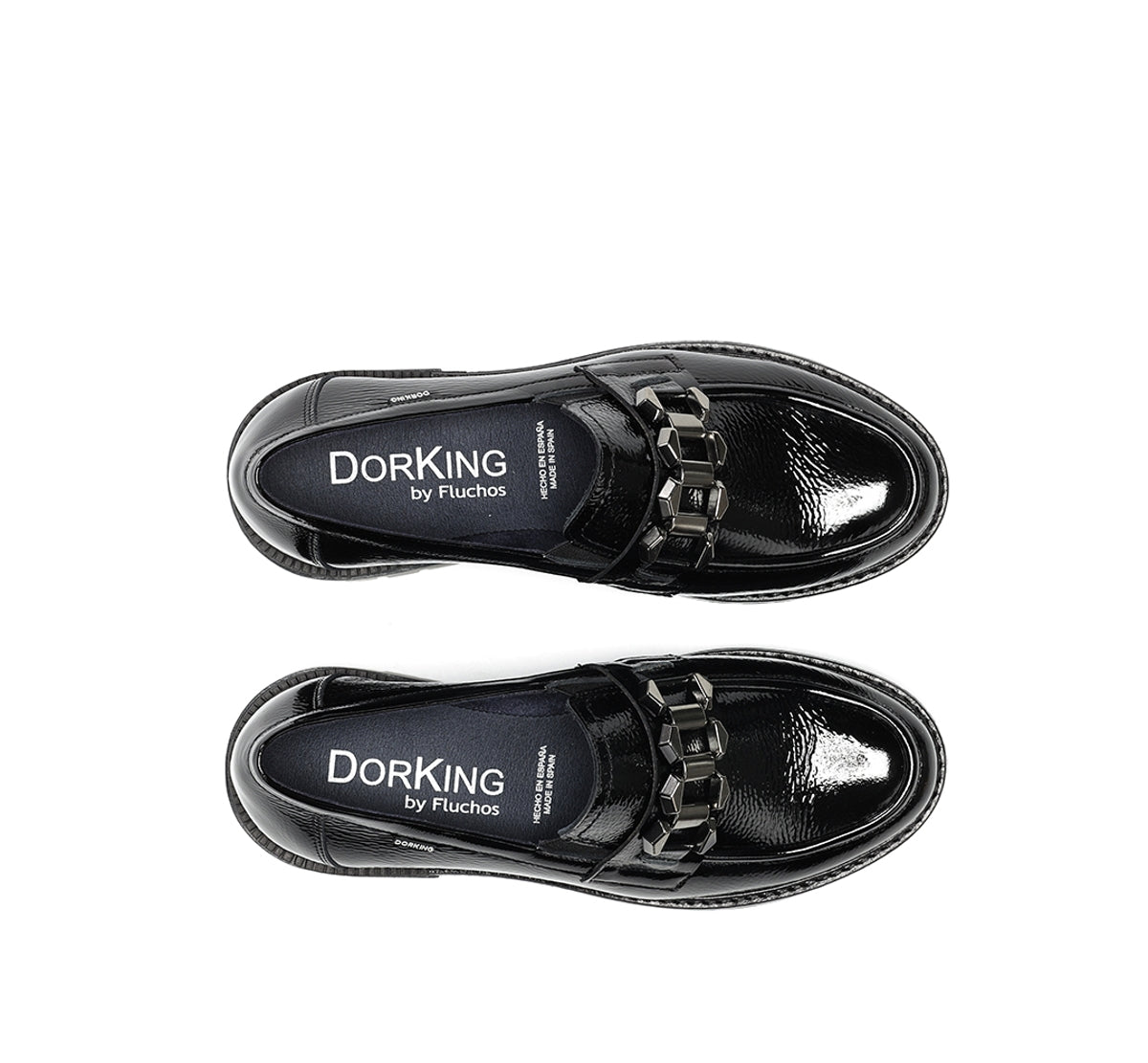 Fluchos Dorking Cady D9578 mocassin noir femme