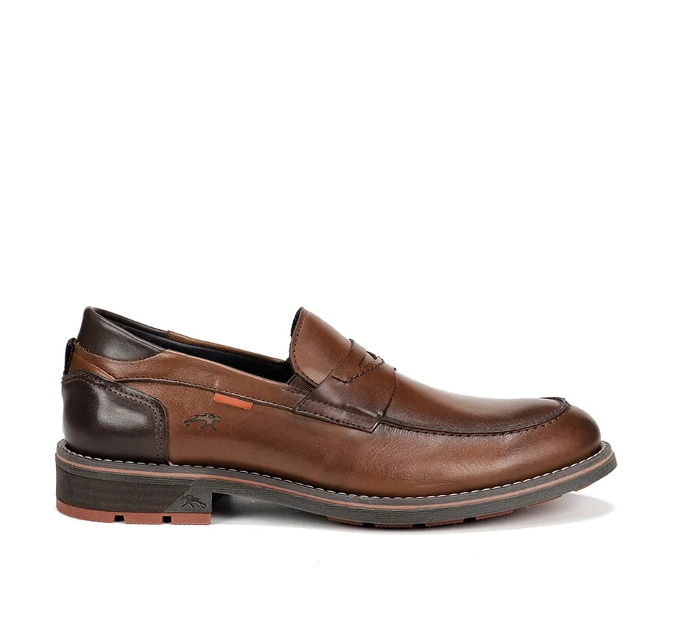 Fluchos Terry F1290 mocassins marron cuir homme