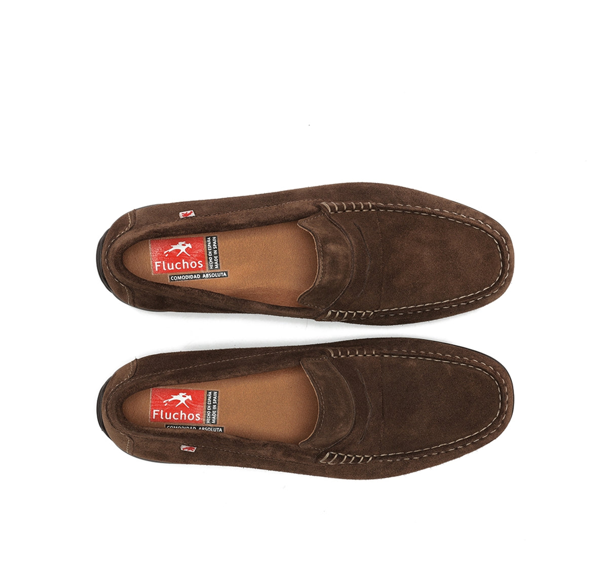 Fluchos Samoa F2207 mocassin homme marron souple
