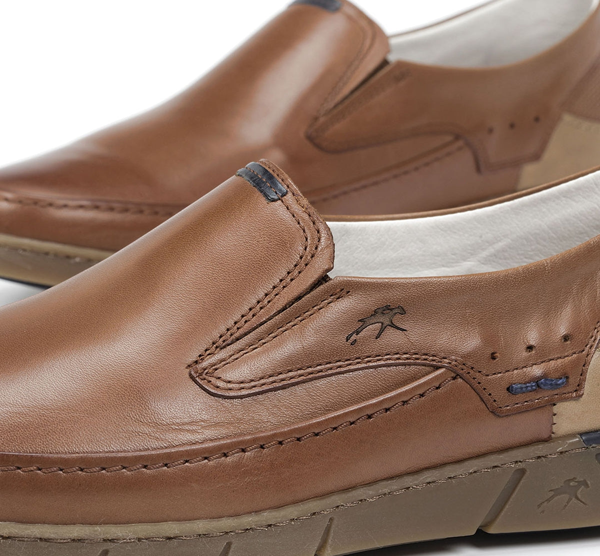 Fluchos Barry F1151 mocassin marron homme cuir