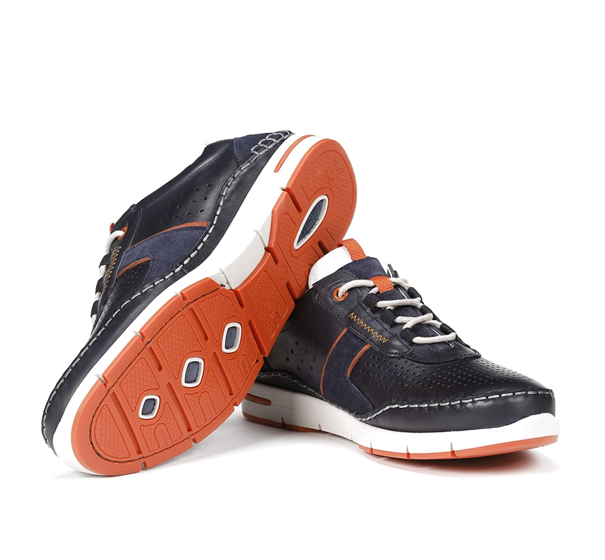 Fluchos Yannic F1442 baskets homme bleues lacets