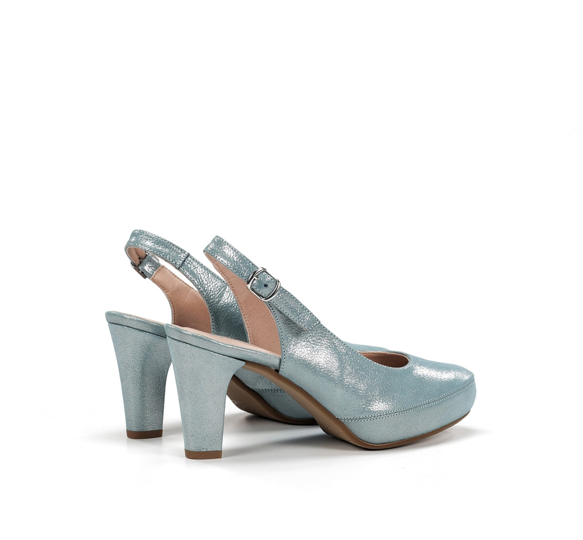 Dorking Blesa D5833 escarpins femme bleu cuir