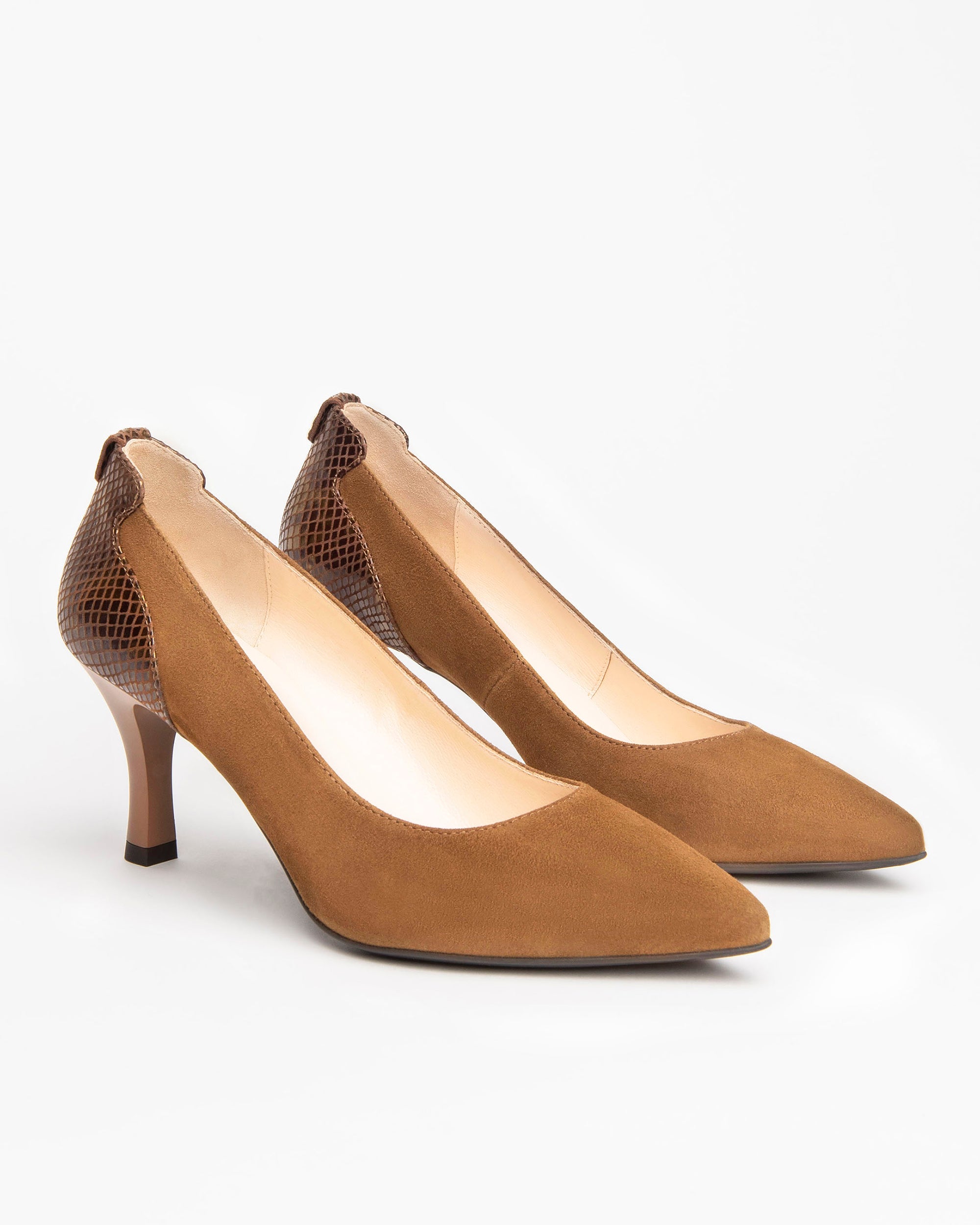 Nero Giardini Décolleté Escarpins Cuir Talon 7,5 cm Imprimé