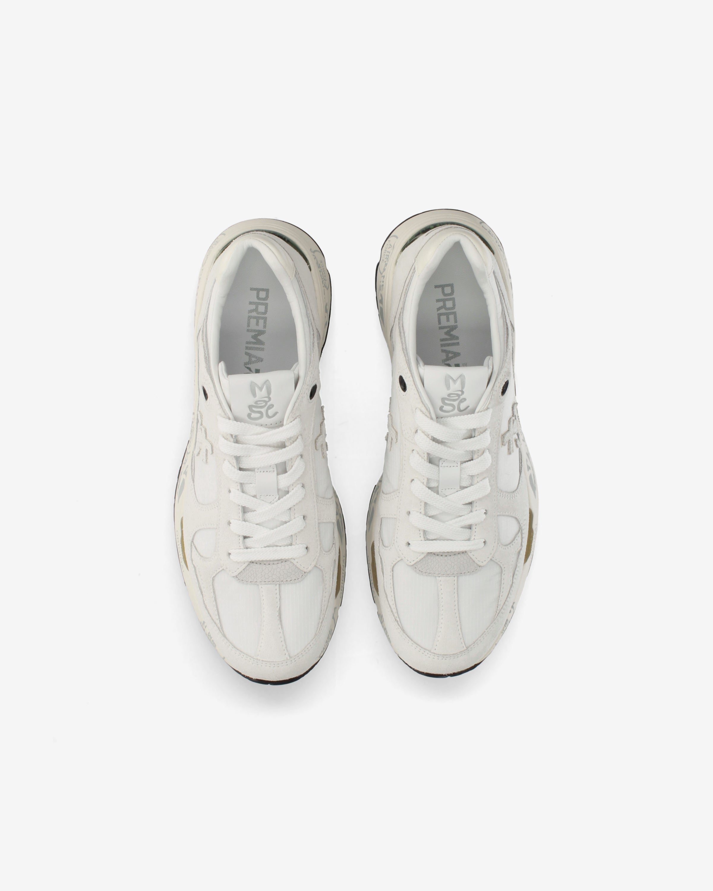 Premiata Mased 7823 sneakers blanc femme suède