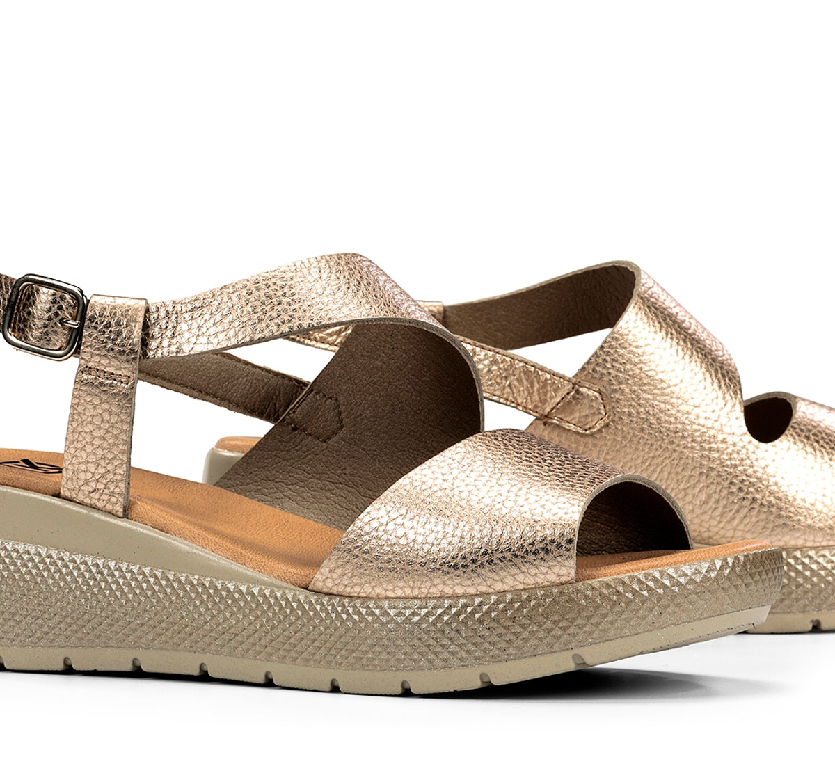 Dorking by Fluchos Ever D9495 sandale femme dorée