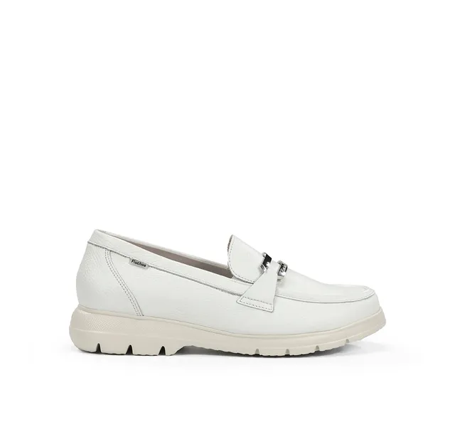 Fluchos Gladis F2201 mocassin femme blanc leger