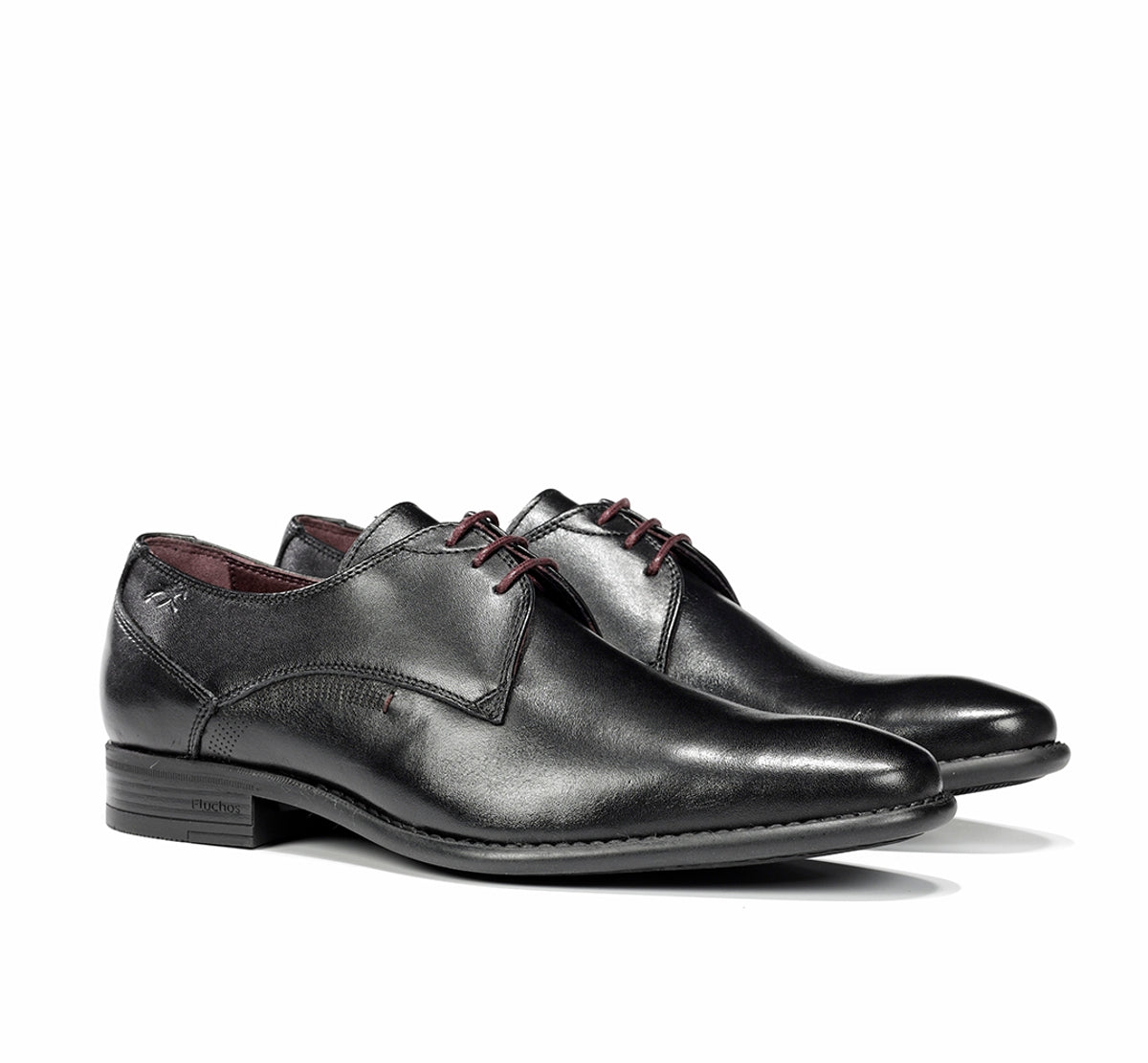 Fluchos Alex 9204 chaussures homme noir cuir