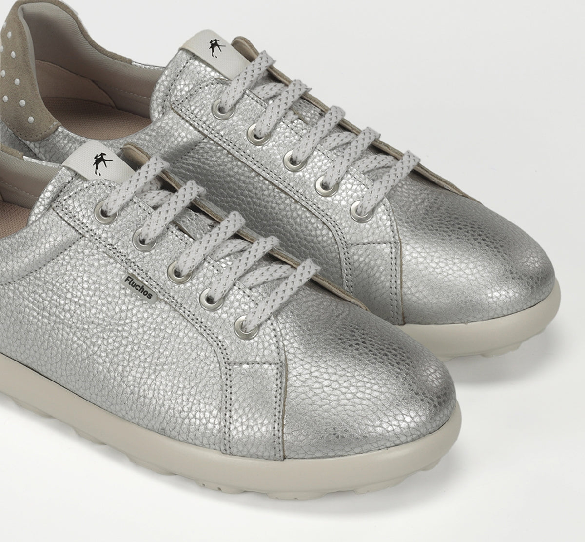 Fluchos Party F2439 Baskets Argent Femme Confort