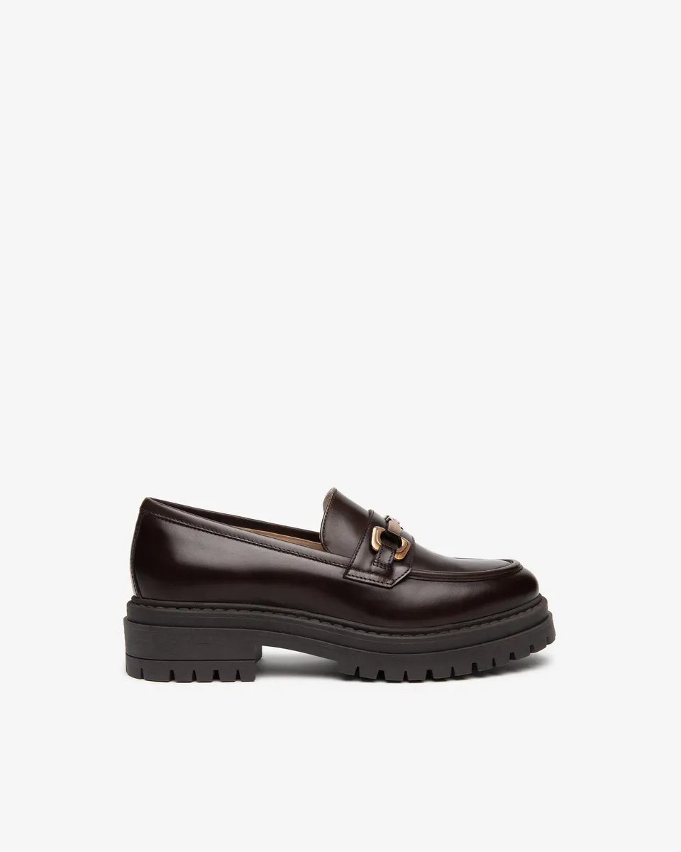 Nero Giardini Loafers mocassins cuir femme talon 4 cm 38