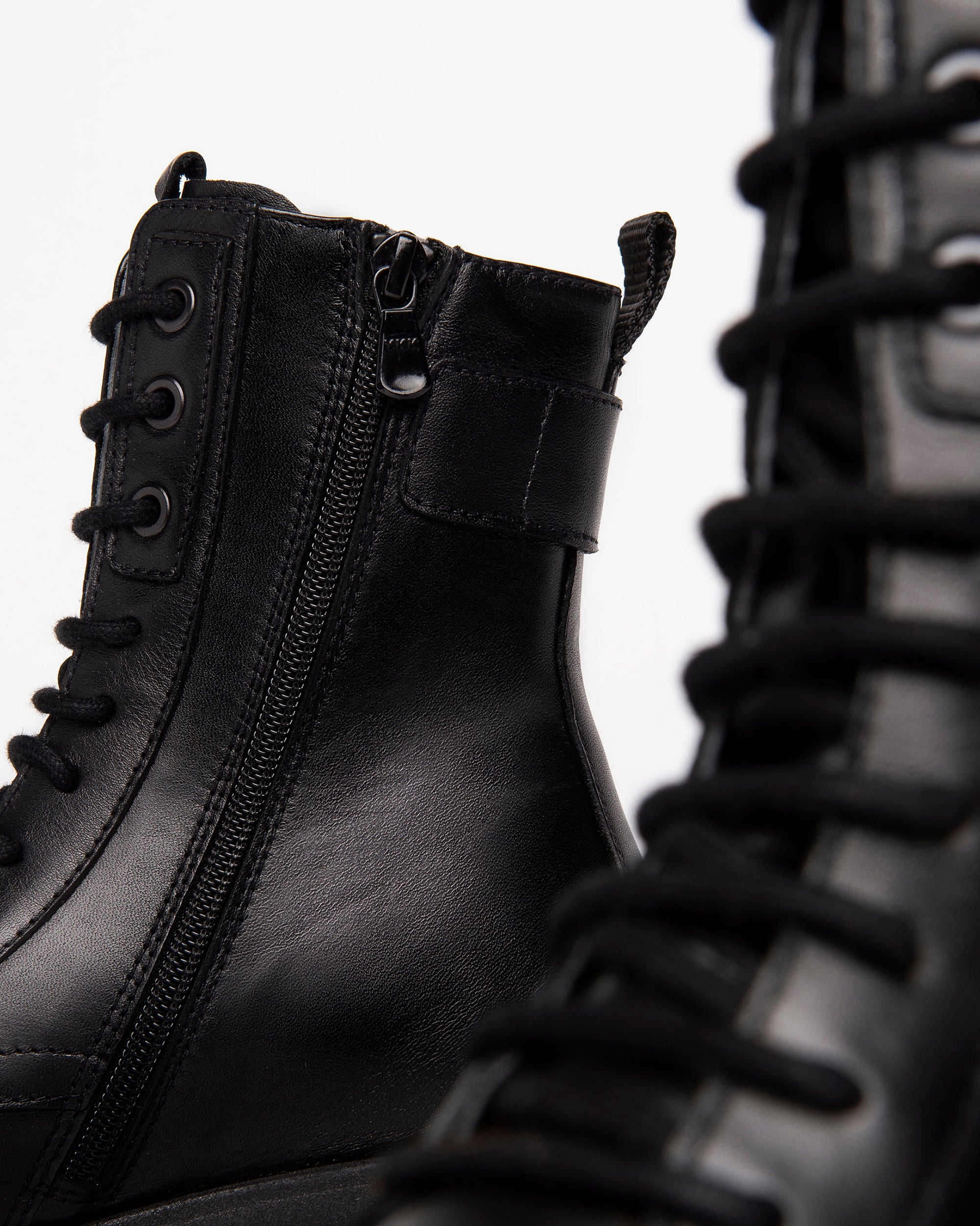 Nero Giardini Combat Boots rangers cuir femme
