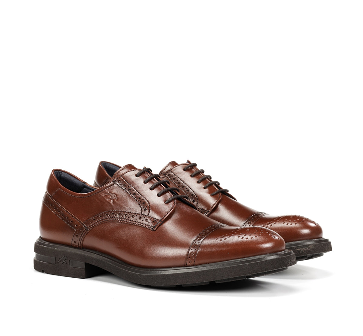 Fluchos Belgas F0629 chaussure homme marron cuir
