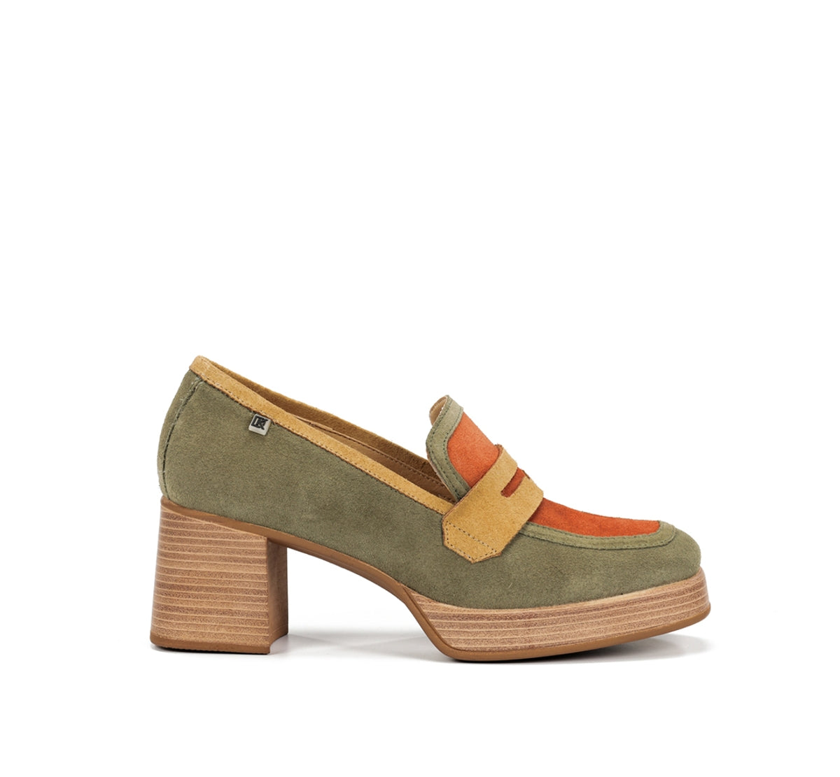 Dorking by Fluchos Cristel D9440 mocassin vert cuir