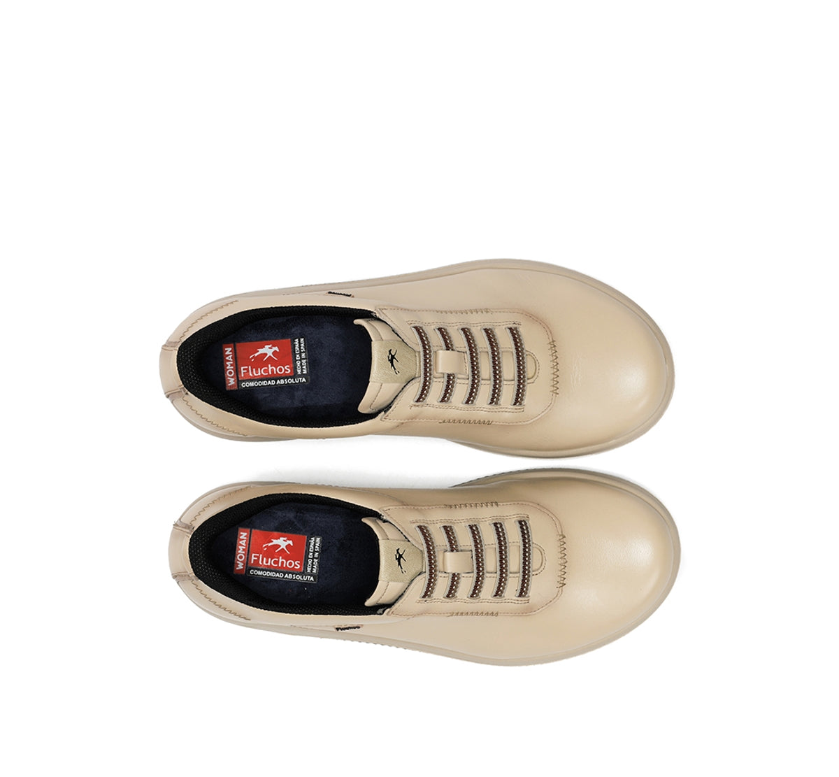 Fluchos Prime W F2335 baskets taupe femme mains libres