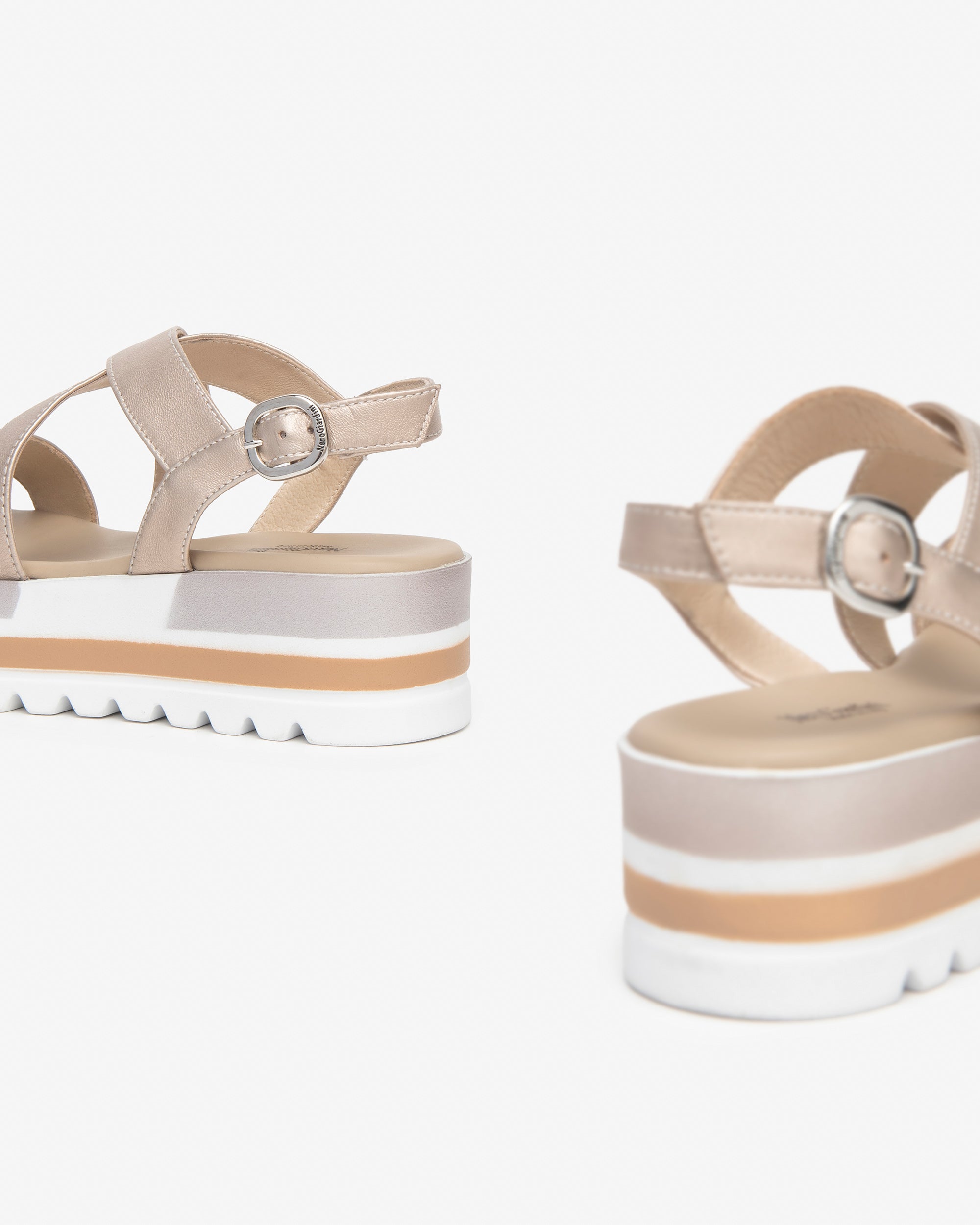 Nero Giardini Sandals sandales cuir femme minimalistes été