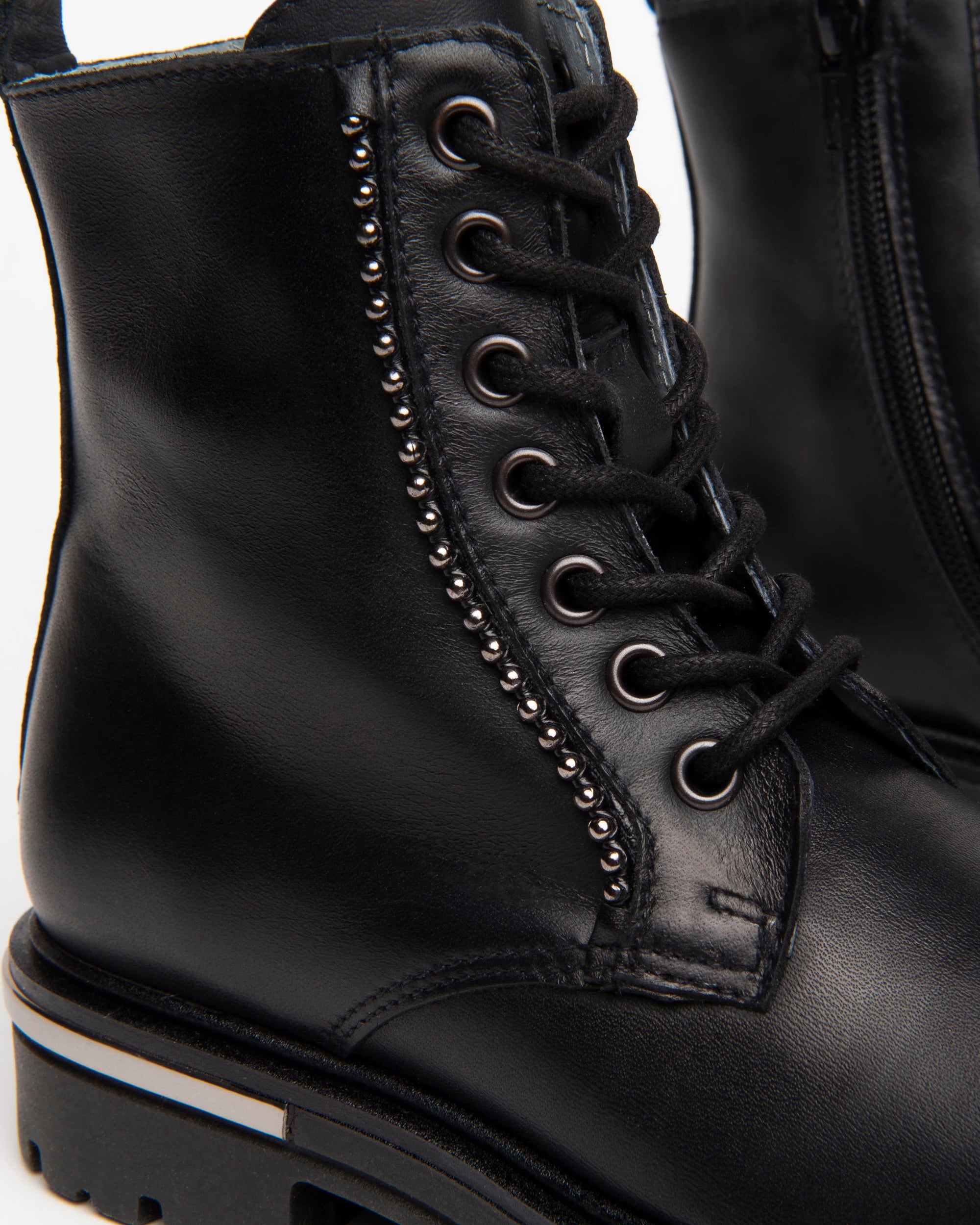 Nero Giardini Combat Boots rangers cuir fille ado à zip 27-39