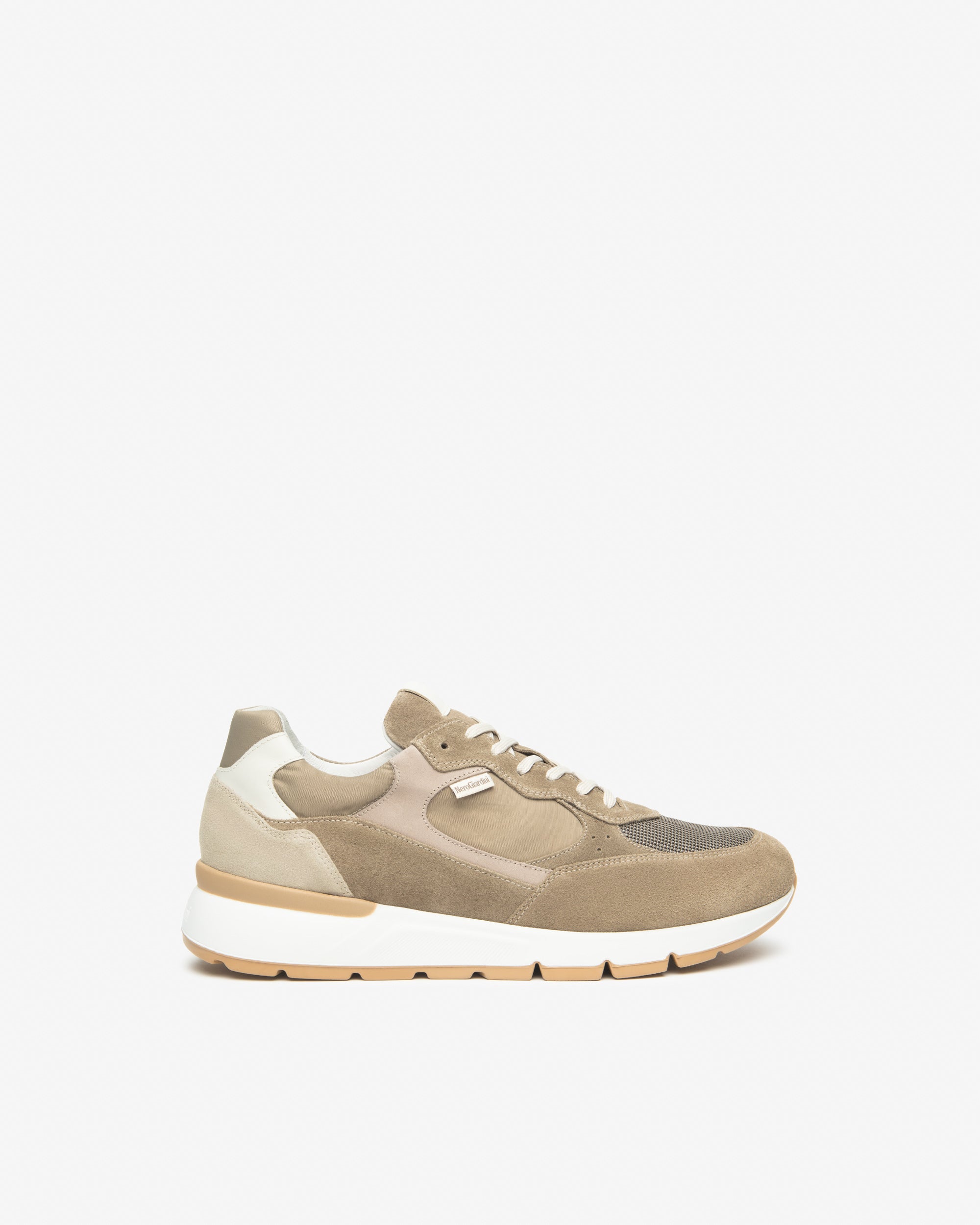 Nero Giardini Sneakers baskets cuir toile homme