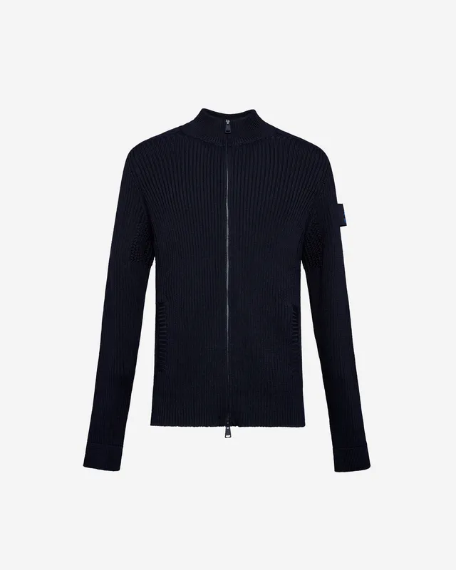 Premiata cardigan zip laine homme hydrofuge