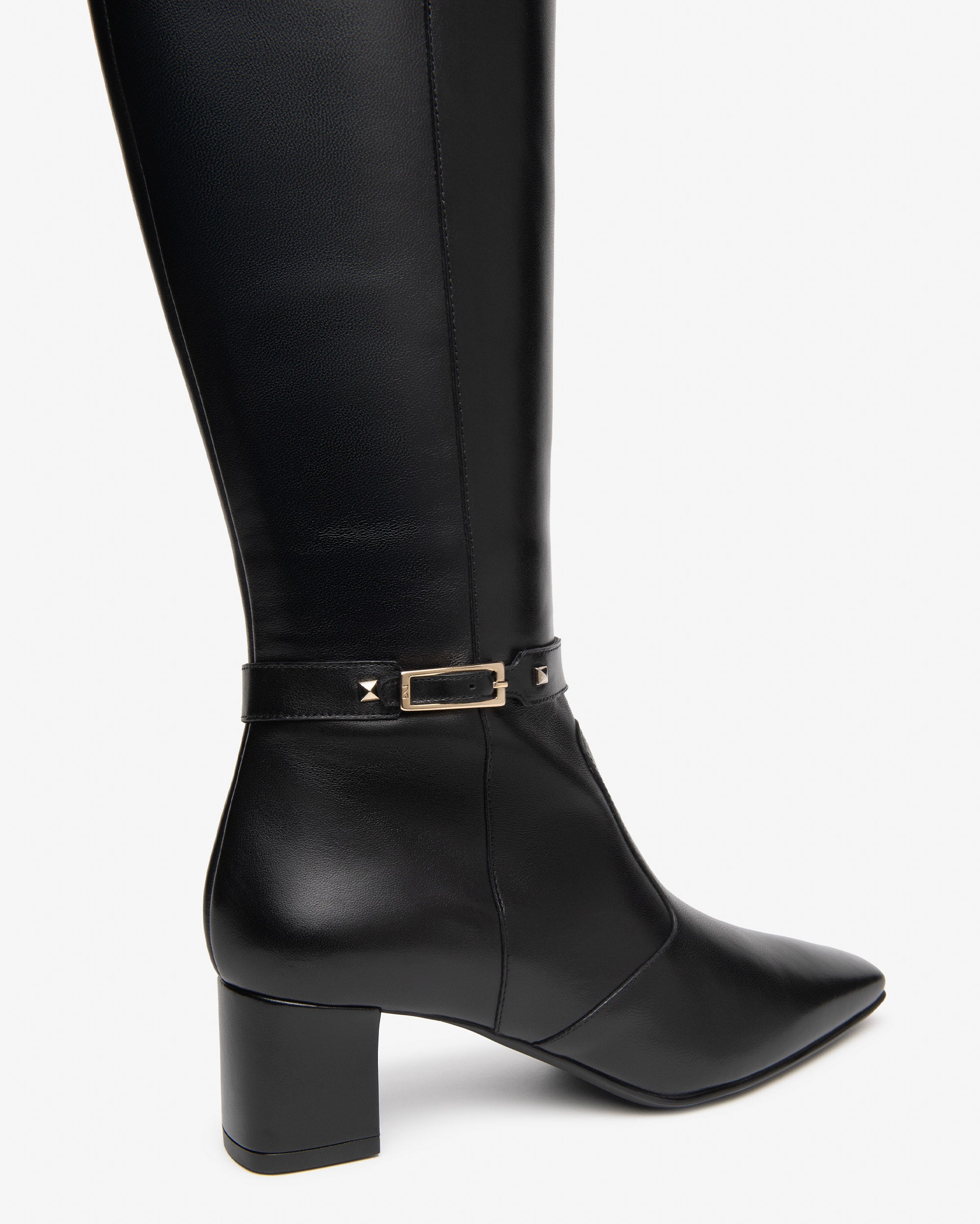 Nero Giardini Boots bottes cuir femme talon 55 mm