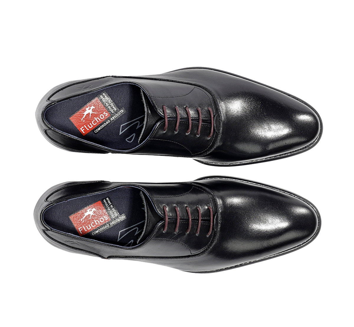 Fluchos Alex 9209 chaussures noir homme cuir