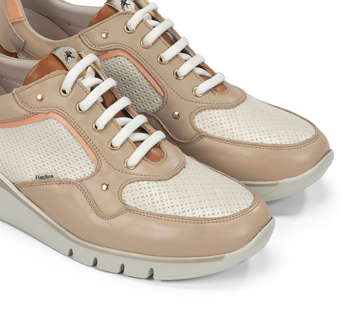 Fluchos Union F2177 basket femme taupe souple