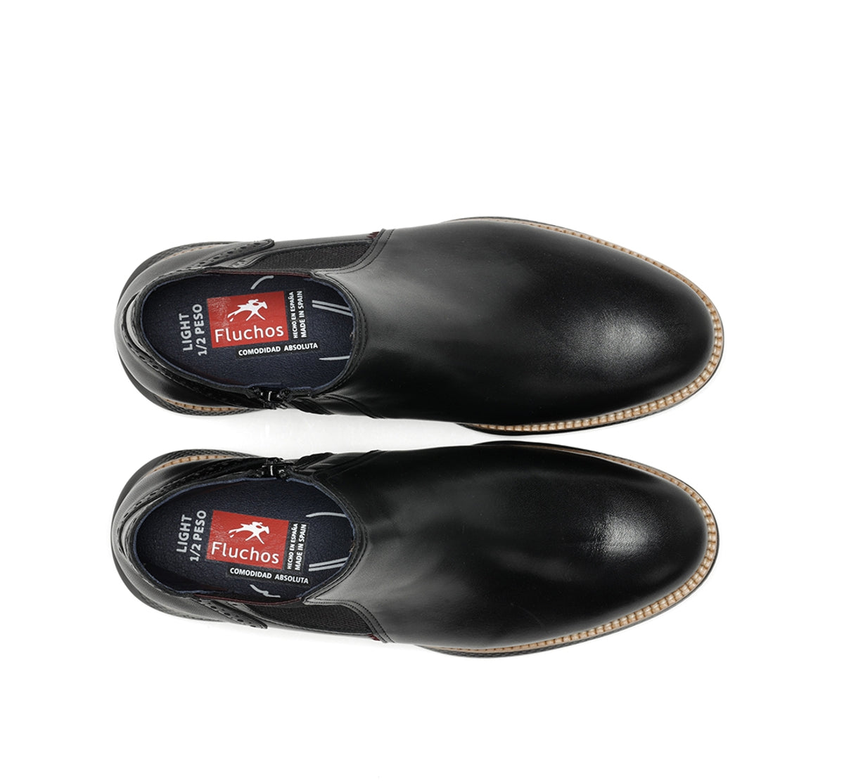 Fluchos William F1354 bottine noir homme cuir