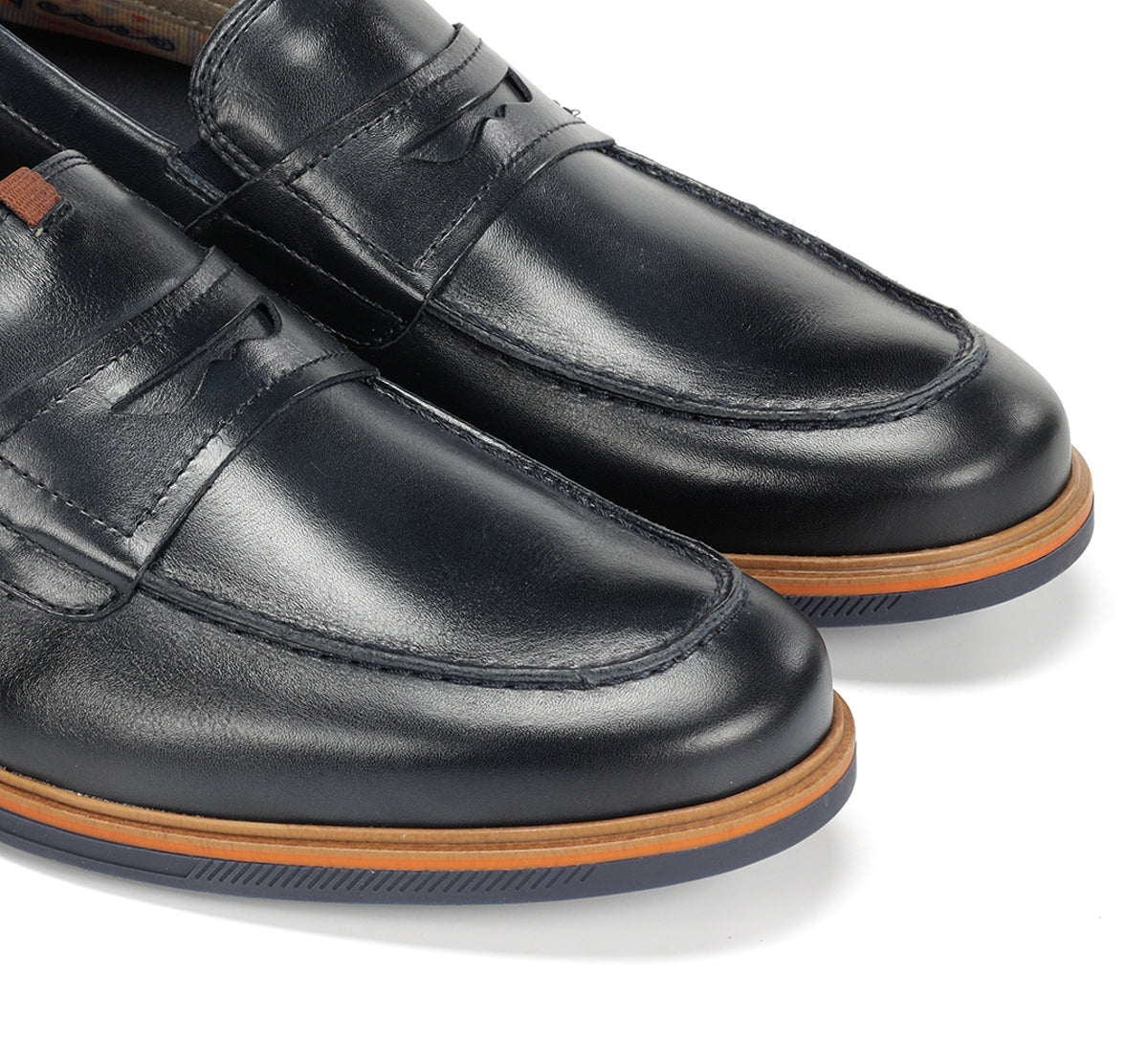 Fluchos Tristan F1747 mocassin bleu homme souple