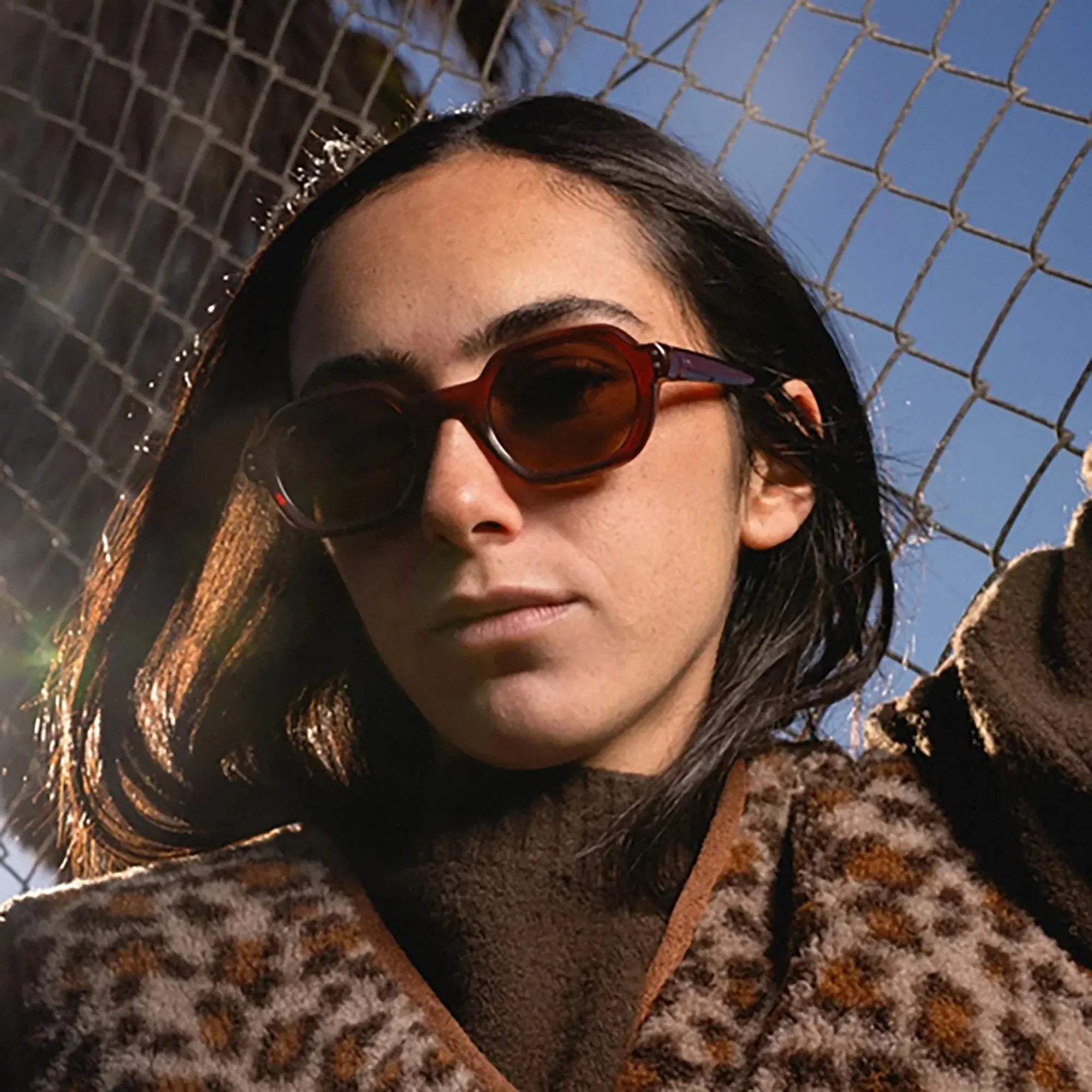Me.Land Cyel 001 lunettes de soleil noires recyclées