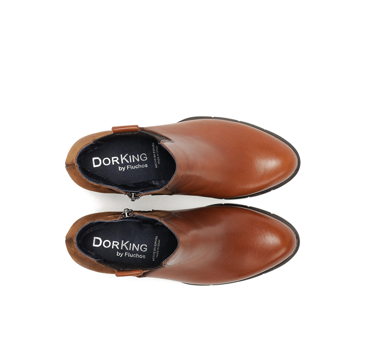 Dorking Camyl D8850 bottines marron femme talon
