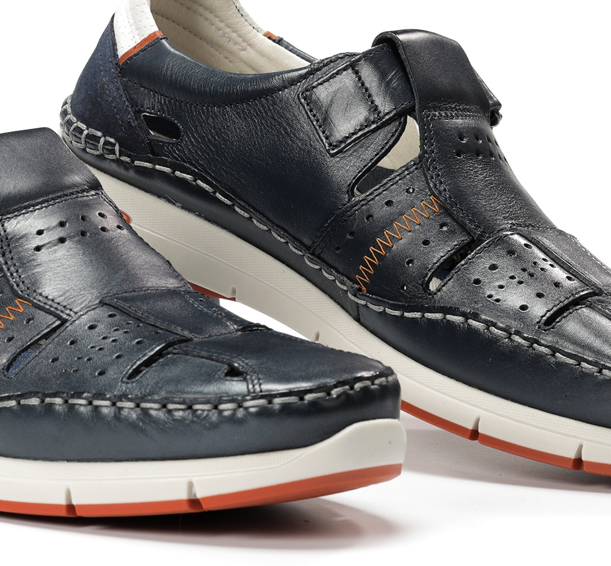 Fluchos Yannic F1444 sandale homme bleu lacets