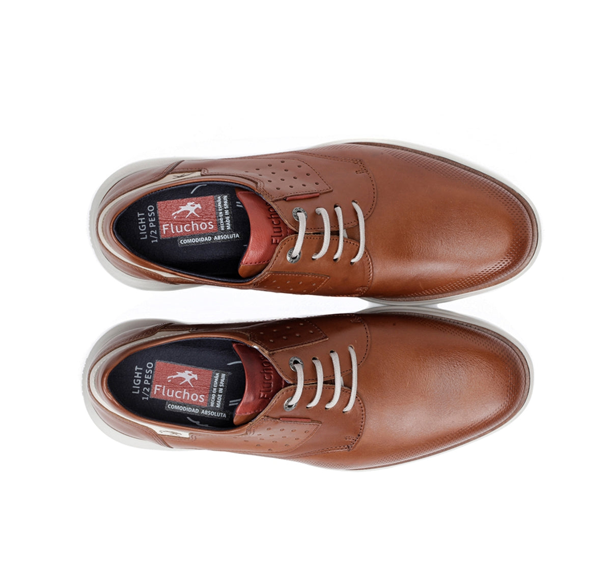 Fluchos Fenix F0194 chaussures homme marron cuir