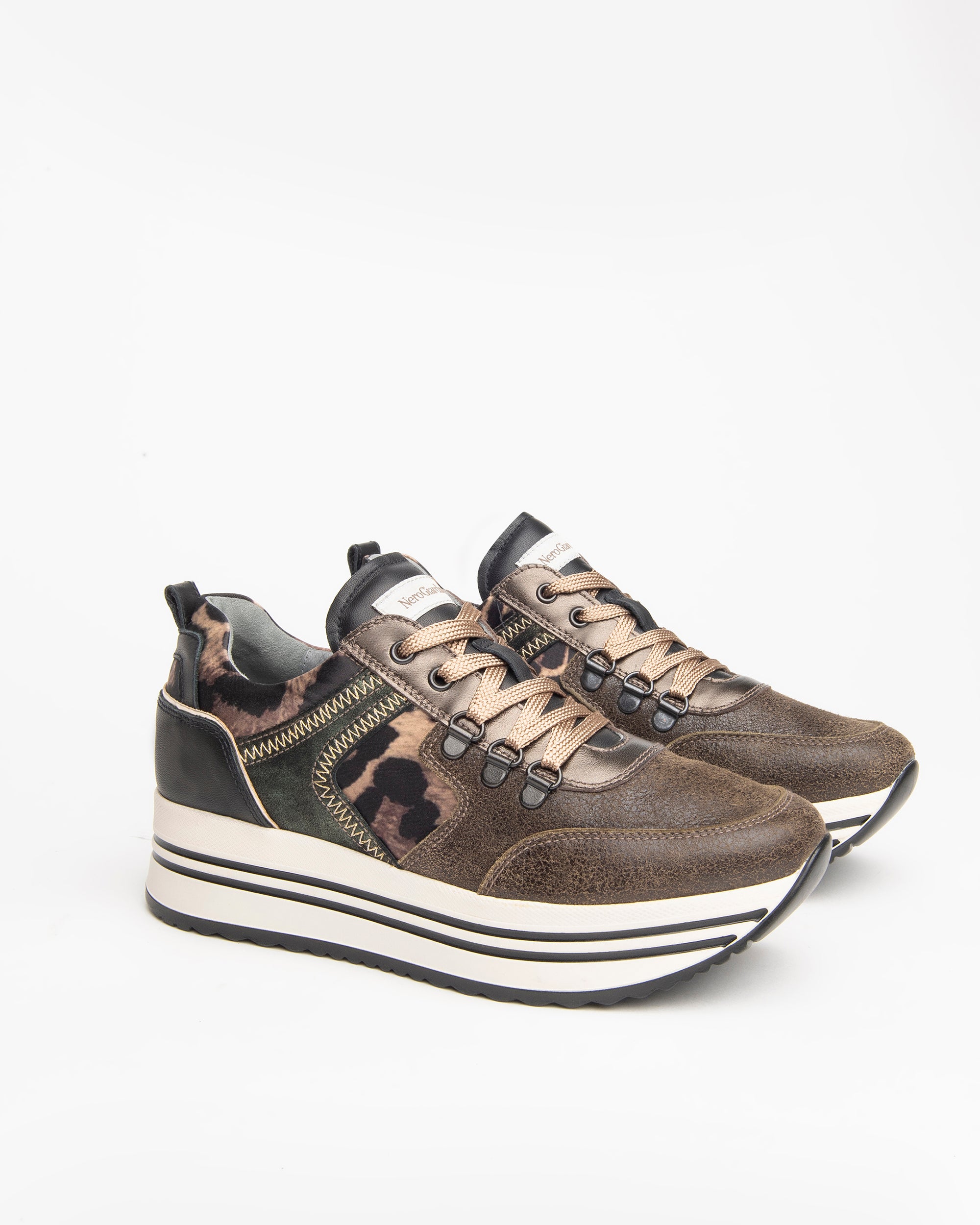 Nero Giardini Sneakers baskets cuir femme