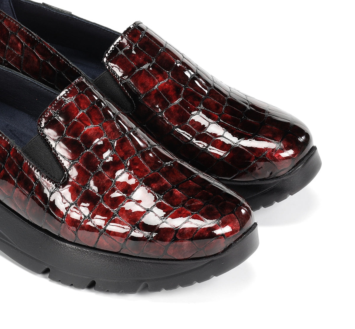 Fluchos Eira F2159 slip on femme rouge