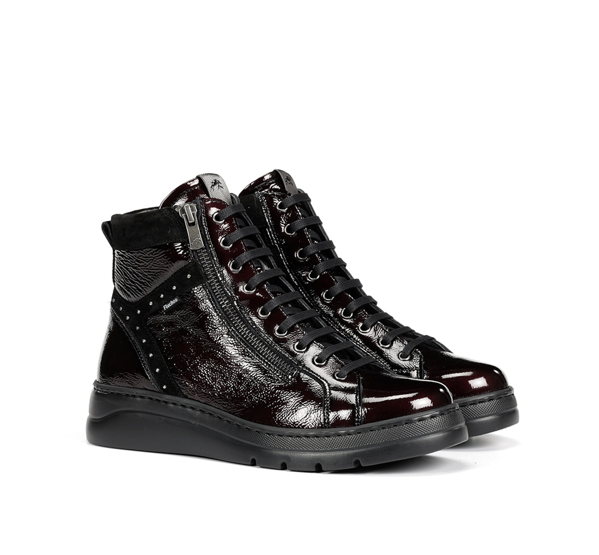 Fluchos Pompas F2250 bottines bordeaux femme