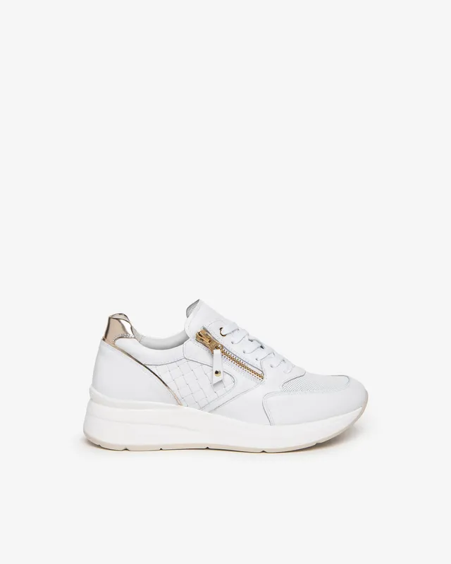 Nero Giardini Sneakers baskets cuir femme DryGo confort
